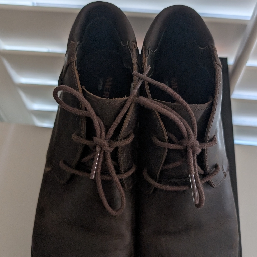 🥁 Merrell Veranda Lace Ankle Boot In Butter Rum (with box) - Picture 8 of 13